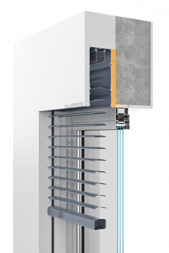 Żaluzja fasadowa w wersji podtynkowej - SkyFlow SZF/P